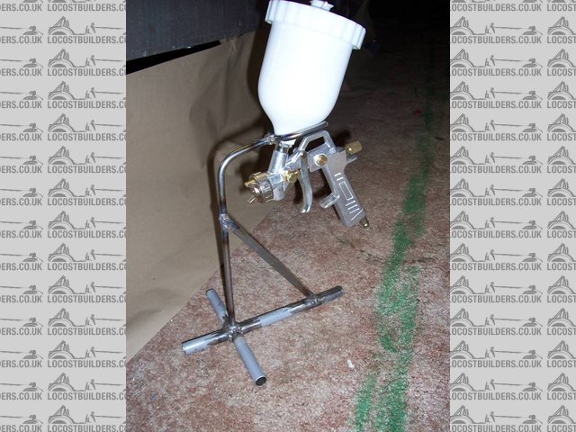 Spray gun holder